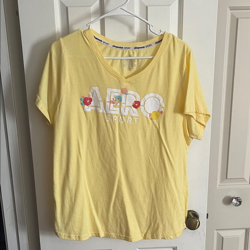 Aeropostale Yellow Aero Sport Tee